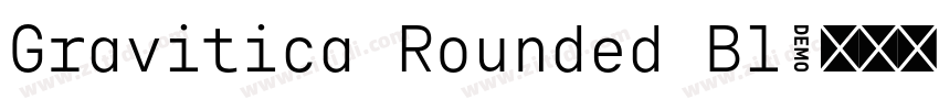 Gravitica Rounded Bl字体转换